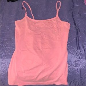 Pink spaghetti strap top